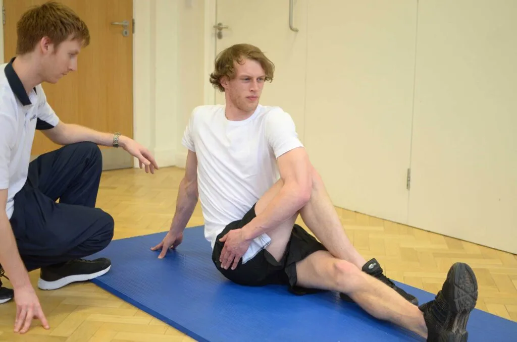 فیزیوتراپی پا برای دامنه حرکتی