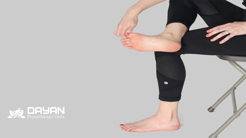 تمرین اکستنشن انگشت پا