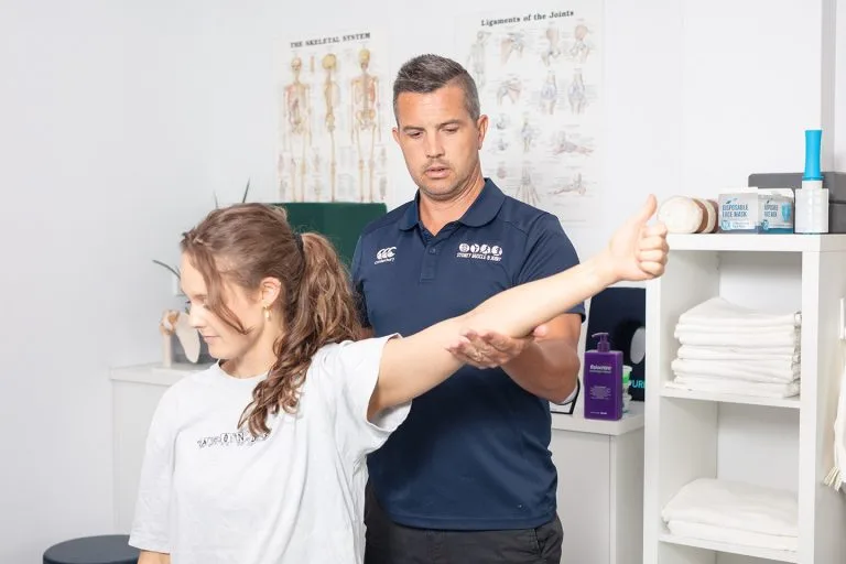 فیزیوتراپی بورسیت شانه